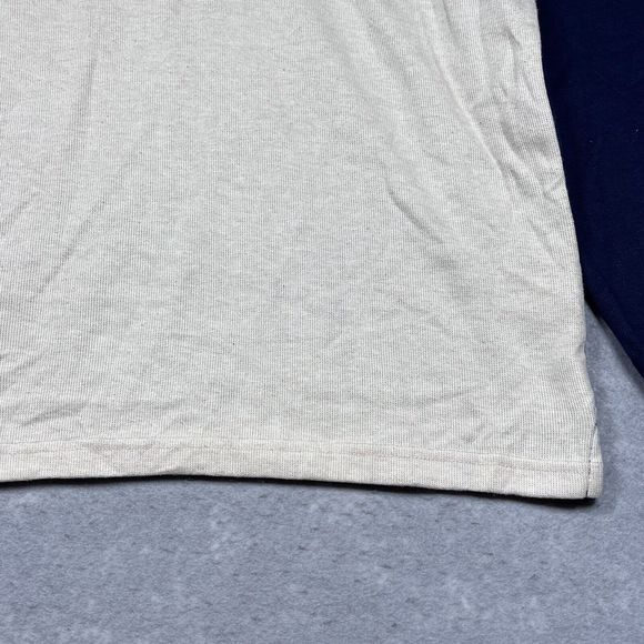 CLUB ROOM STRIPED FLEECE HALF ZIP MOCK NECK SWEATER MEN’S LARGE GRAY/WHITE NWT - Picture 3 of 10